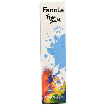 Fanola Free Paint Semi-Permanent Color 60 ml, Pure Aqua