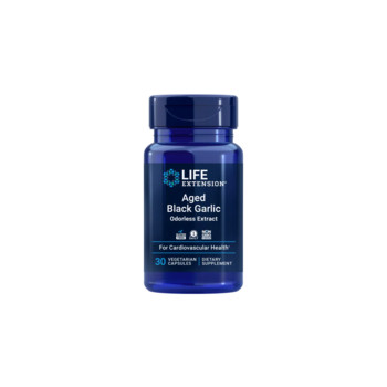 Life Extension Aged Black Garlic 30 ks, vegetariánská kapsle, 500 mg