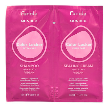 Fanola Wonder Color Locker Shampoo + Sealing Cream 30 ml (2 x 15 ml)