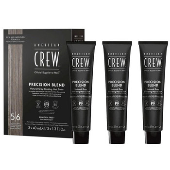 American Crew Precision Blend Precision Blend Medium Ash 5/6 3 x 40 ml, stredne popolavá (5-6)