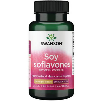 Swanson Soy Isoflavones 60 ks, kapsle, 750 mg