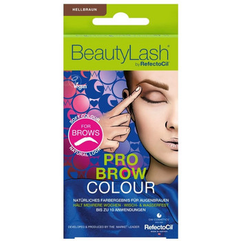 RefectoCil BeautyLash Pro Brown Colour 1 ks, Světlá hnědá, 8 aplikací