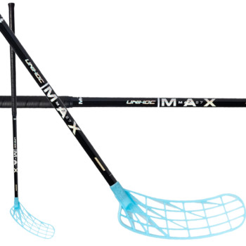 Unihoc UNILITE MAX 27 BLACK/SILVER CLASSIC černá / modrá, Levá (levá ruka dole), 96cm (=106cm)