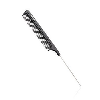 label.m Metal End Tail Comb Čierná
