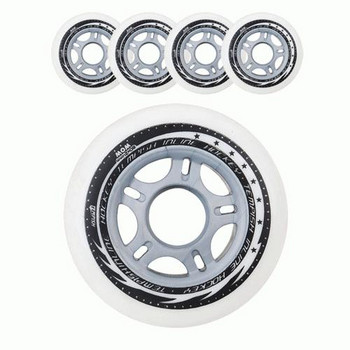 Tempish WOOW 4x24 78A set 76mm, biela, 78A