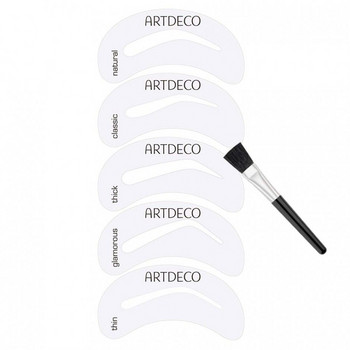 Artdeco Eyebrow Stencils with Brush