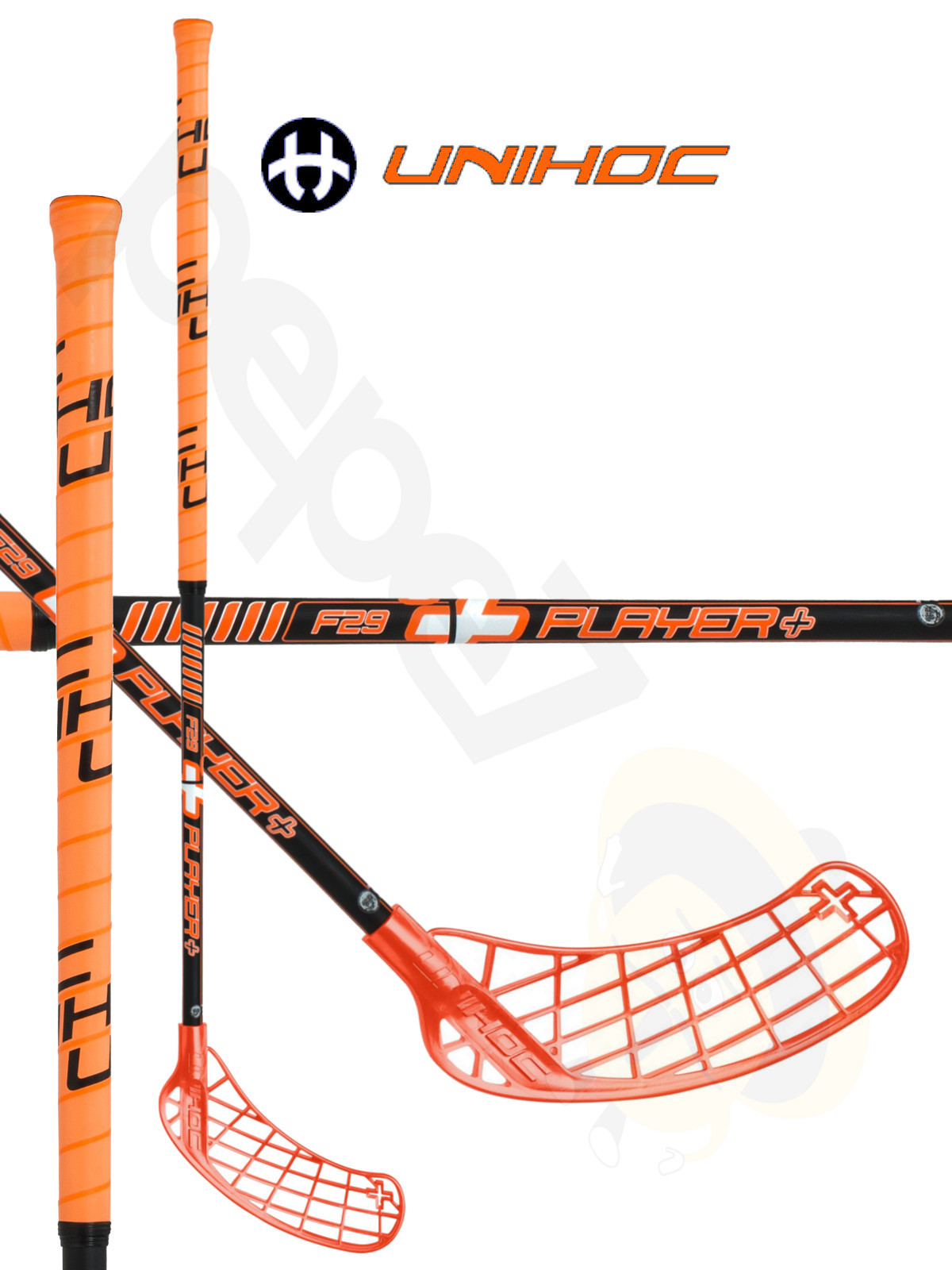 Floorball sticks Unihoc Player 29 neon orange `14 | efloorball.net