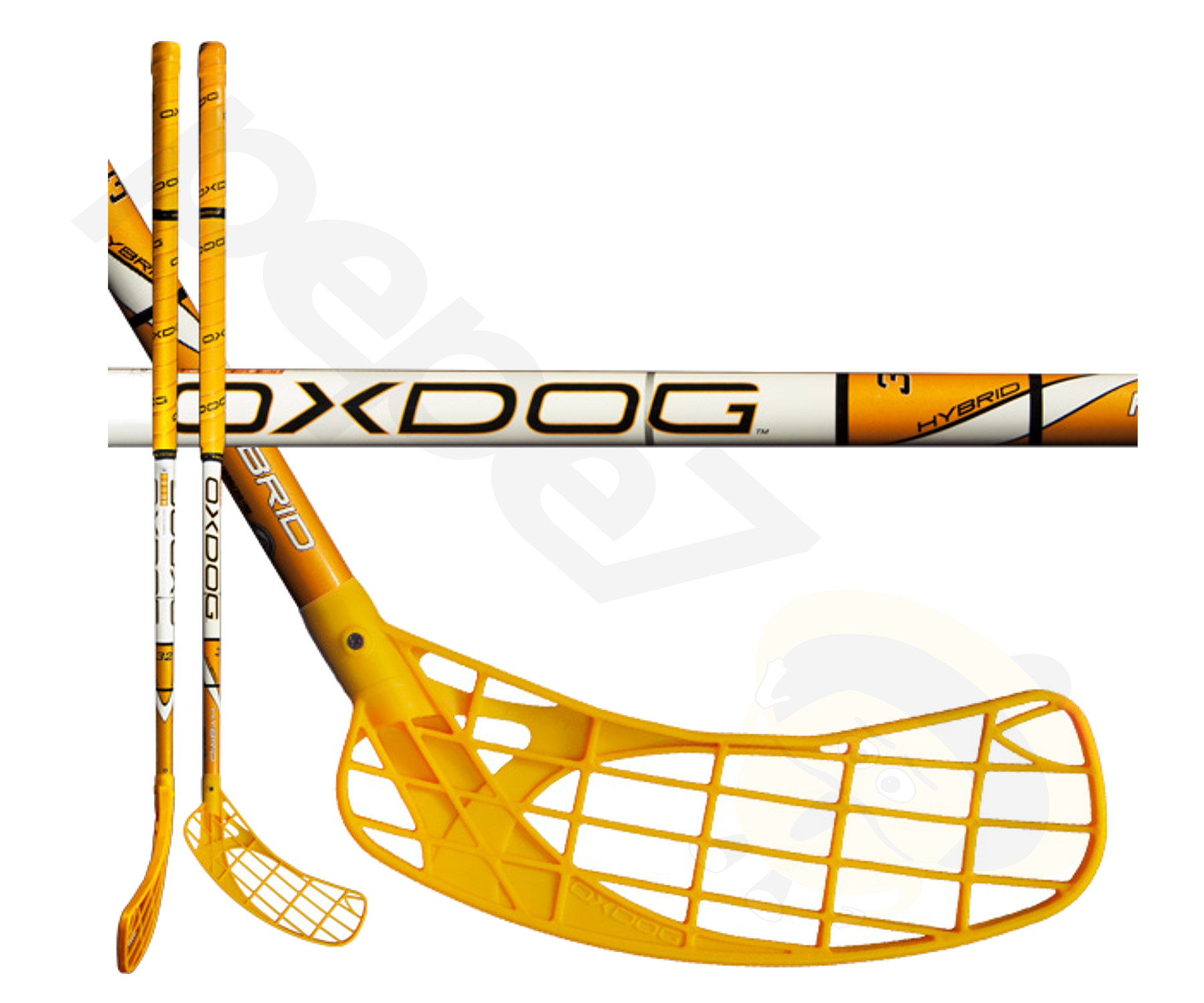 Floorball stick Oxdog Hybrid 32 orange 96 round NB `14