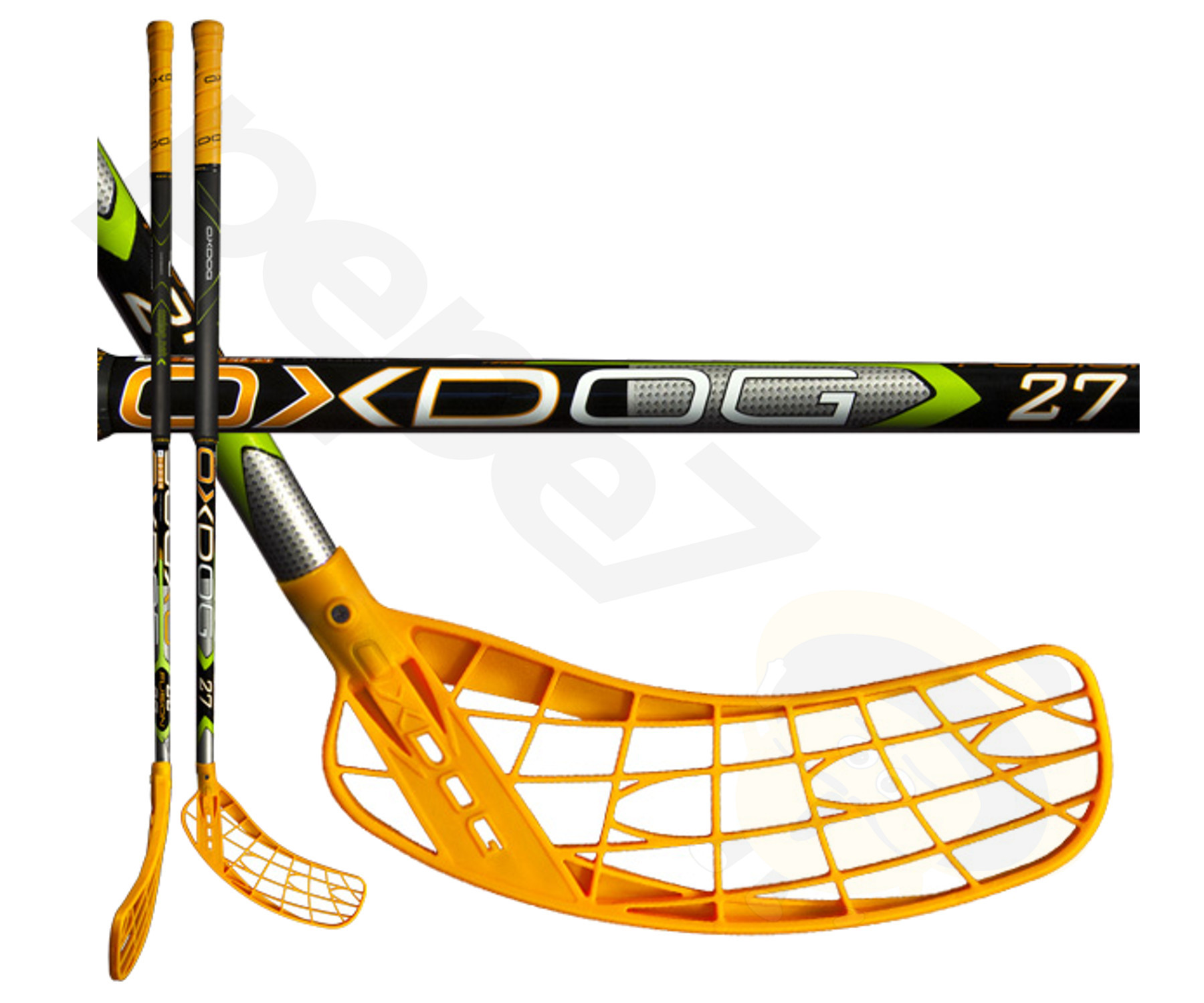 Floorball stick Oxdog Fusion 27 black 101 oval MB `16