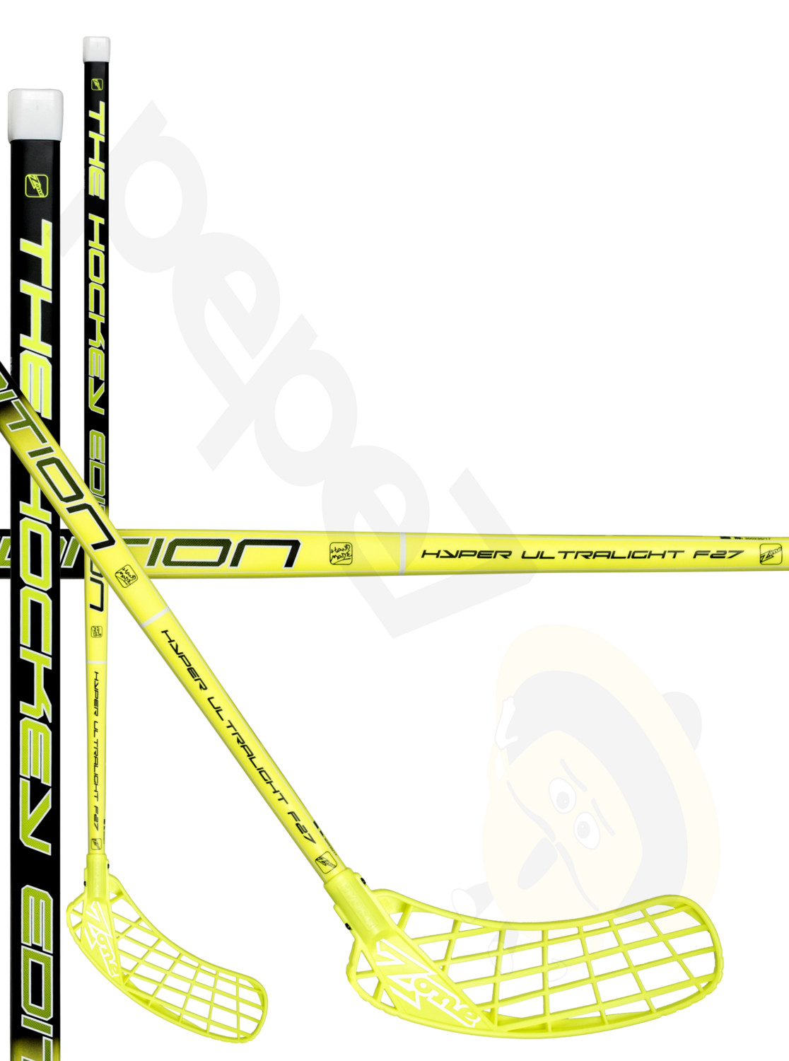 Zone floorball HYPER HOCKEY Ultralight 27 black/neon yellow Floorbal