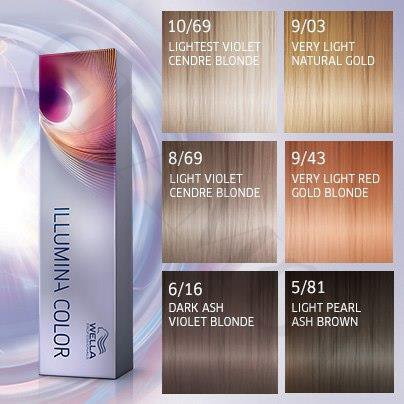 Hair colour WELLA ILLUMINA COLOR