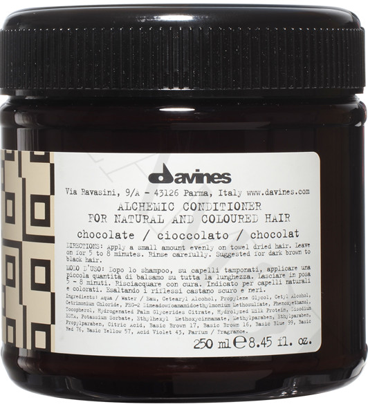 Davines Alchemic System Conditioner Chocolate barvicí kondicionér pro