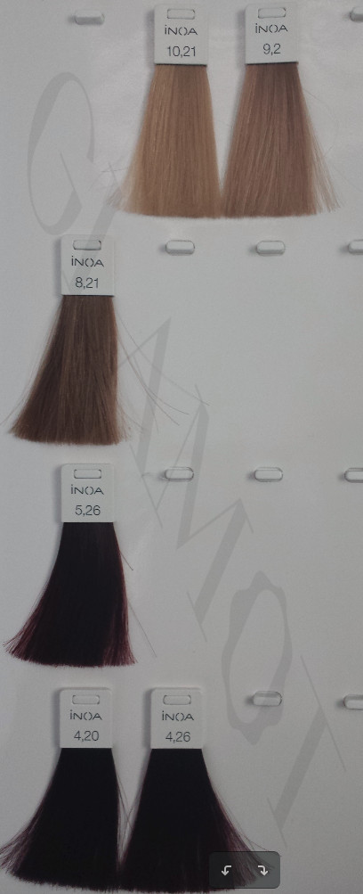 Inoa 10 21 краска для волос технология окрашивания