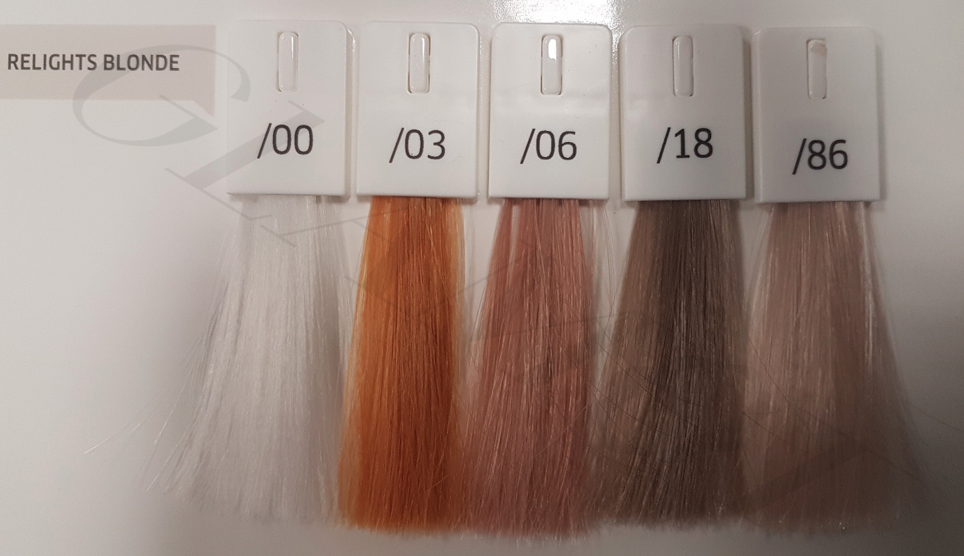 Wella Relights Color Chart