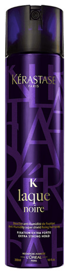 farvestof parkere Booth Kérastase Laque Noire hairspray with extra strong fixation | glamot.com