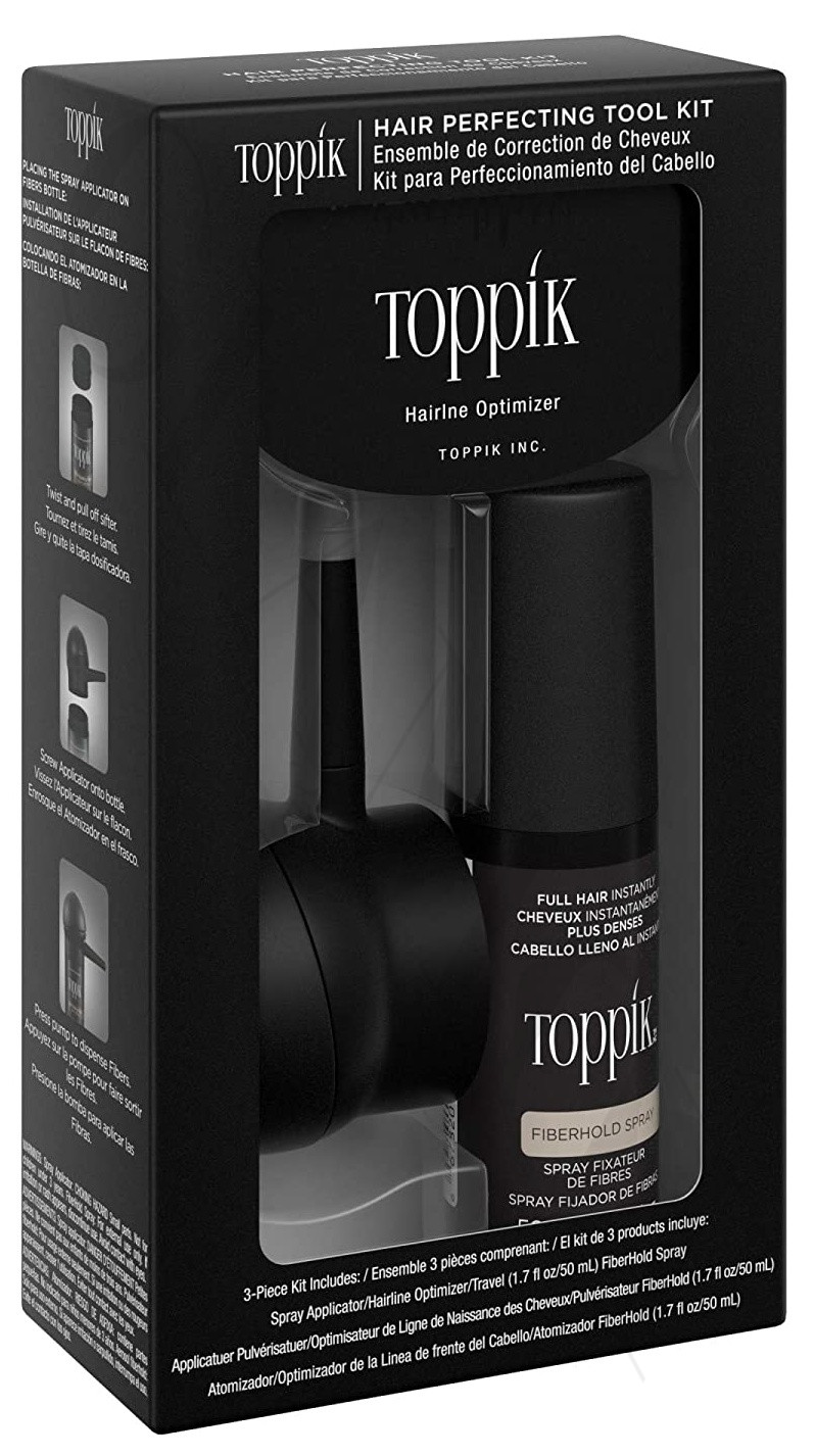 Toppík Hair Perfecting Tool Kit application set + fixing spray 