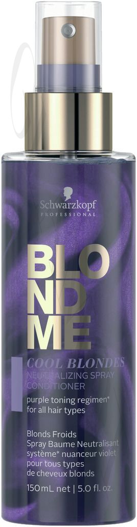 Schwarzkopf Professional BlondME Cool Blondes Neutralizing Conditioner neutralizing leave-in conditioner for blonde hair | glamot.com