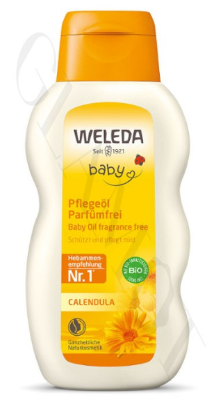 Weleda Calendula Baby Oil Fragrance Free calendula baby oil without perfume  | glamot.com