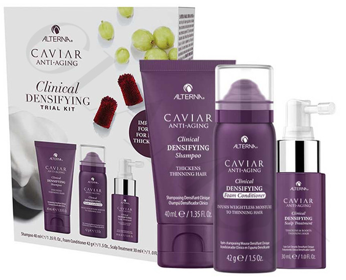 Stipendium Revision modnes Alterna Caviar Clinical Densifying Trial Kit mini set for thinning hair |  glamot.com