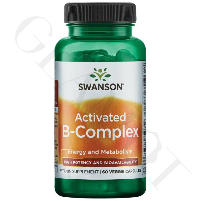 Swanson Activated B-Complex High Potency And Bioavailability Energy And ...