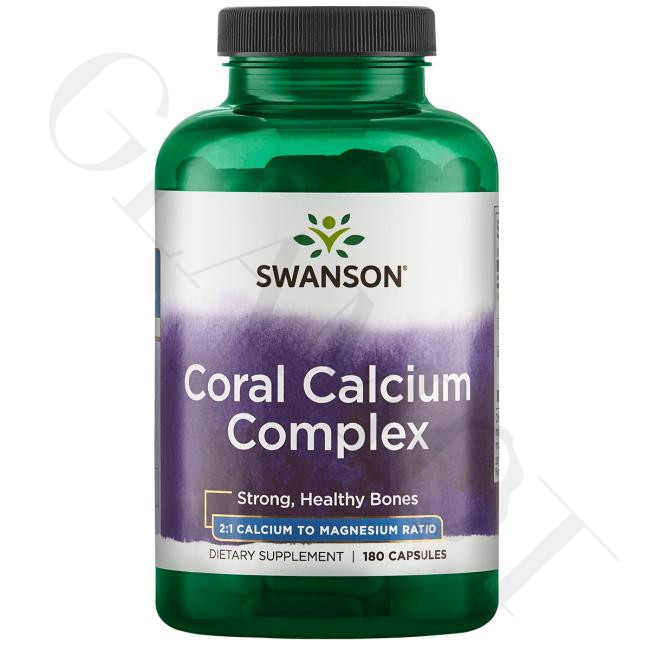 Swanson Coral Calcium Complex strong, healthy bones glamot.de