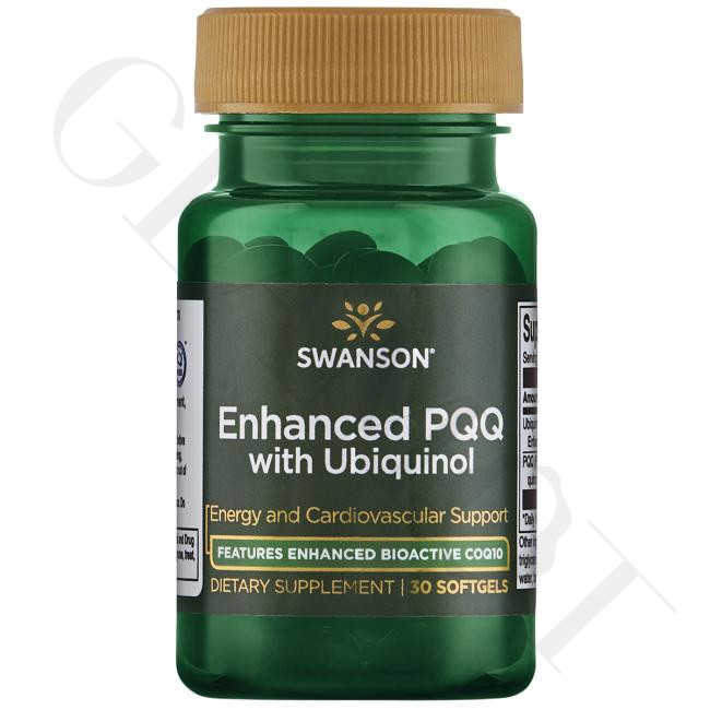 Swanson Enhanced PQQ with Ubiquinol energy and cardiovascular support