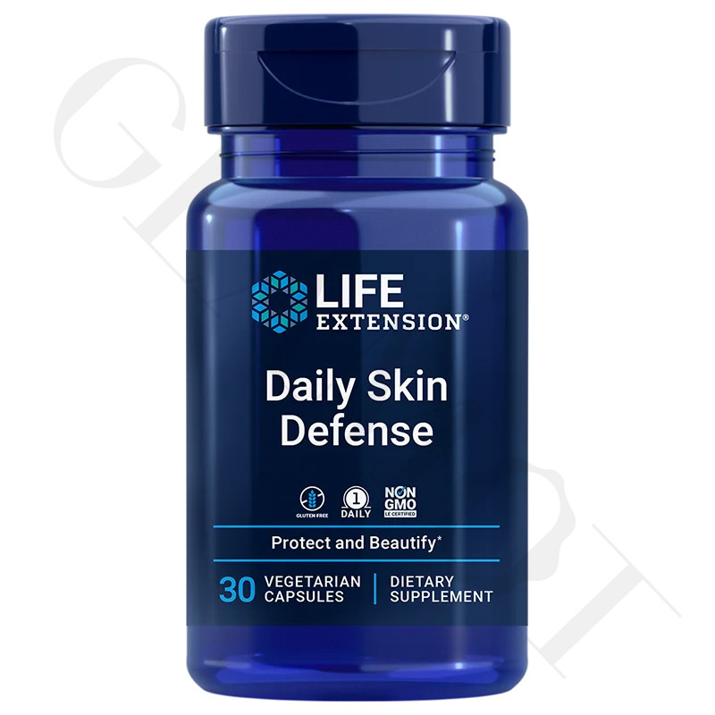 Life Extension Daily Skin Defense Beautiful Healthy Skin 5400