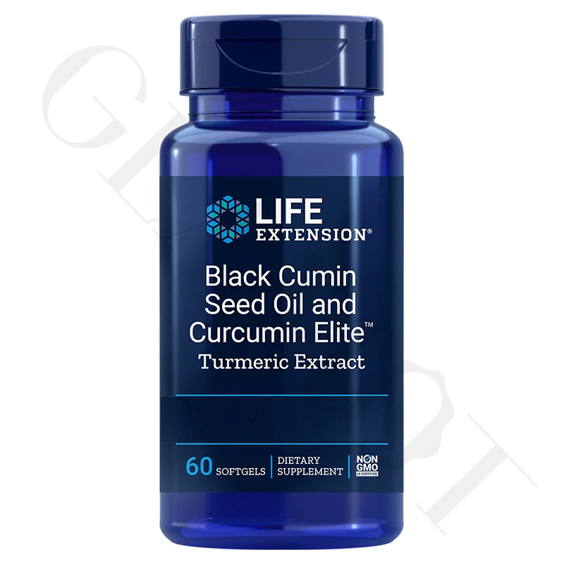 Life Extension Black Cumin Seed Oil with Curcumin Elite™ Turmeric