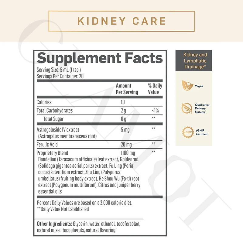 Quicksilver Scientific Kidney Care Kidney and detoxification support