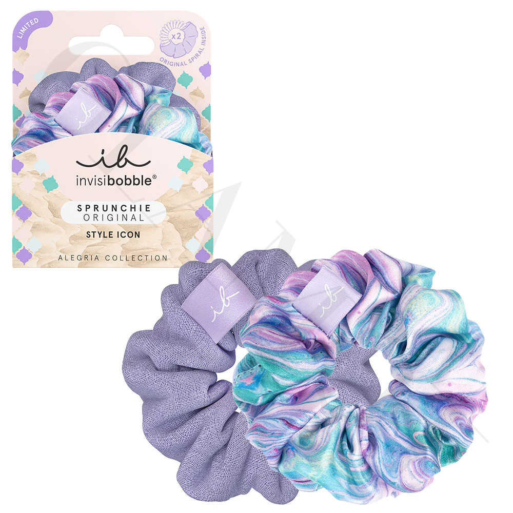 Invisibobble sprunchie original style icon set of fabric hair elastics