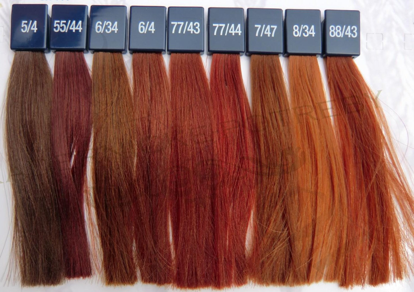 Wella Hair Colour Chart