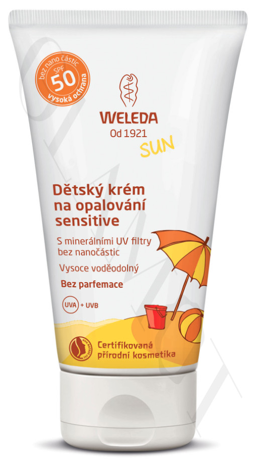 Weleda SPF Sensitive Kids Cream children's sunscreen | glamot.com