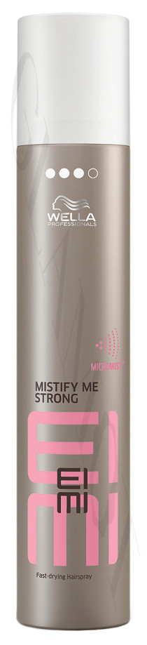 Wella Professionals EIMI Mistify Me Strong quick-drying hairspray with strong fixation glamot.com