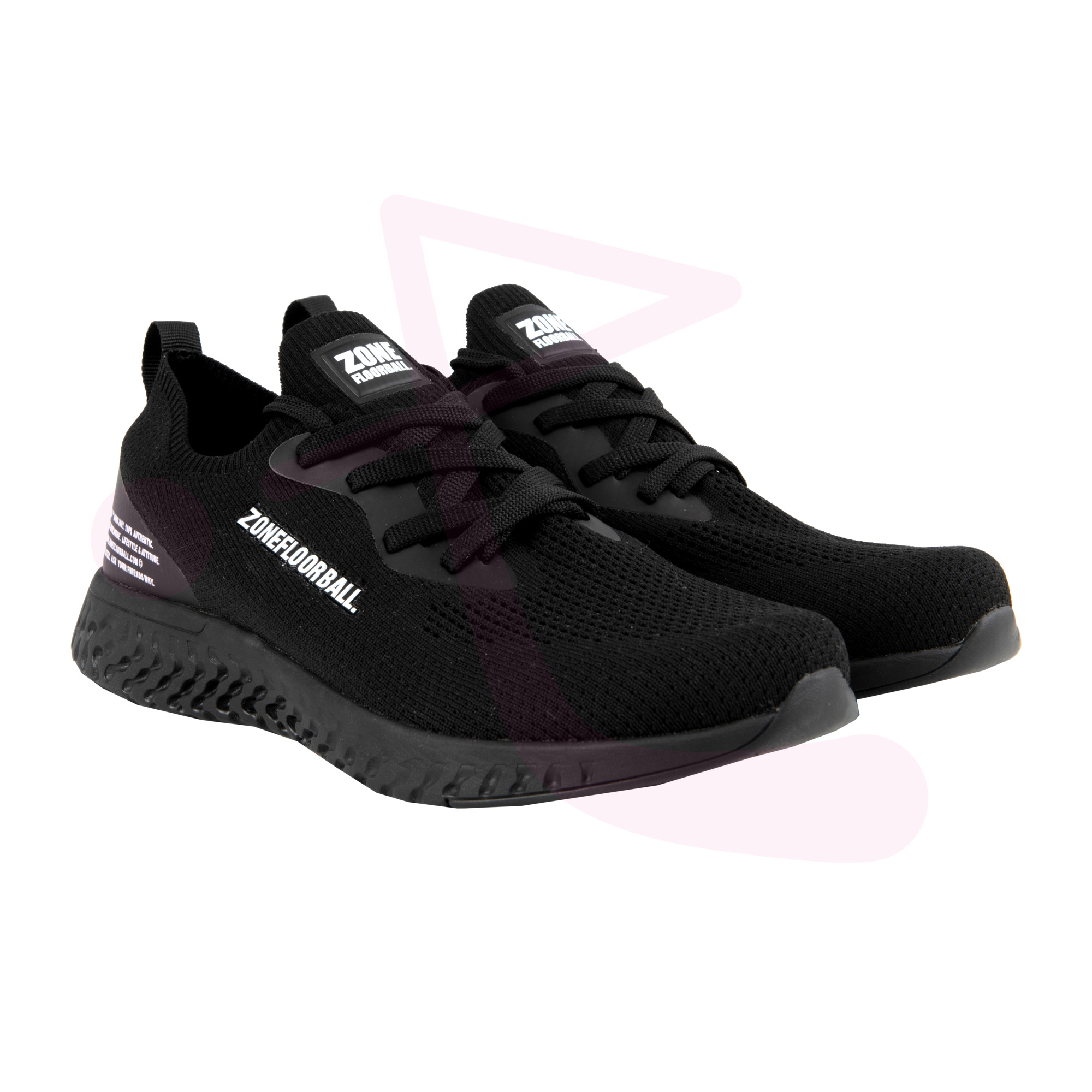 Zone floorball Trainer LIGHTWEIGHT black Shoes | efloorball.net