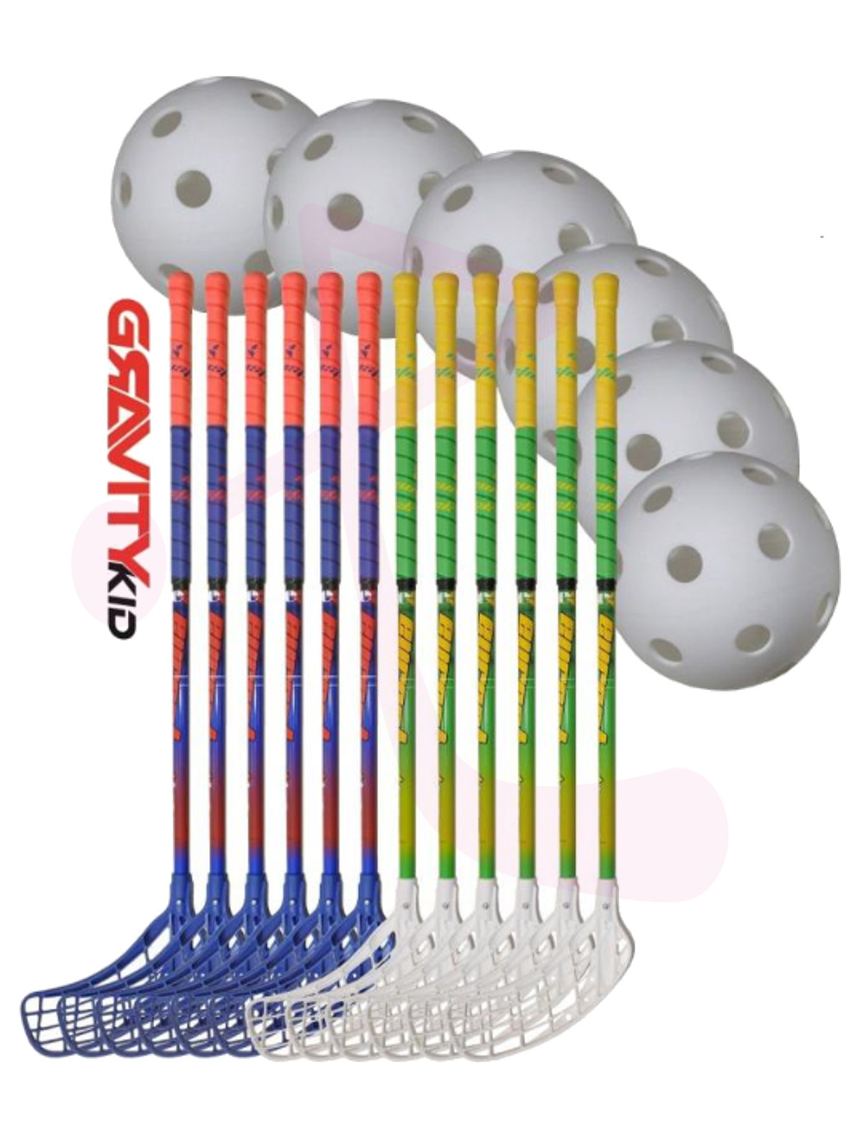 Eurostick Gravity Kid Team Set 12 Floorball set (6 8 Jahre