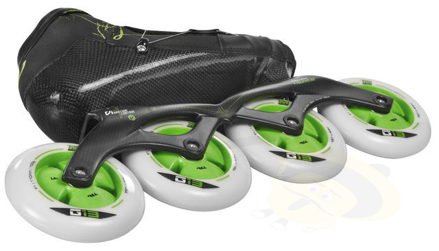 Powerslide Vi Pro Carbon II 2 Boots Speed Skate Schuhe 