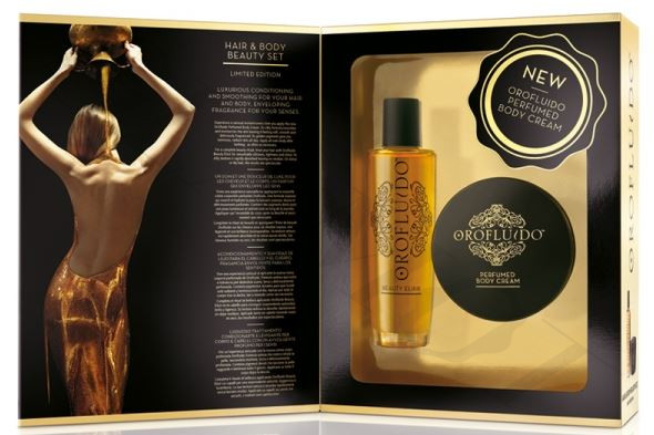 Revlon Professional Orofluido Elixir Gift Set Cream Body Oil Hair and