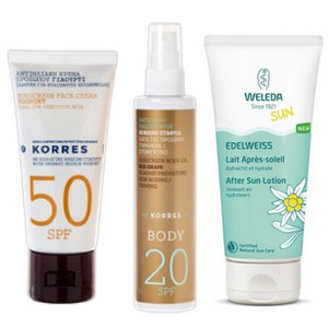 Sunscreen products for body and face