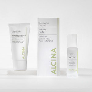 Alcina Hautpflege-Produkte für fettige bis Mischhaut