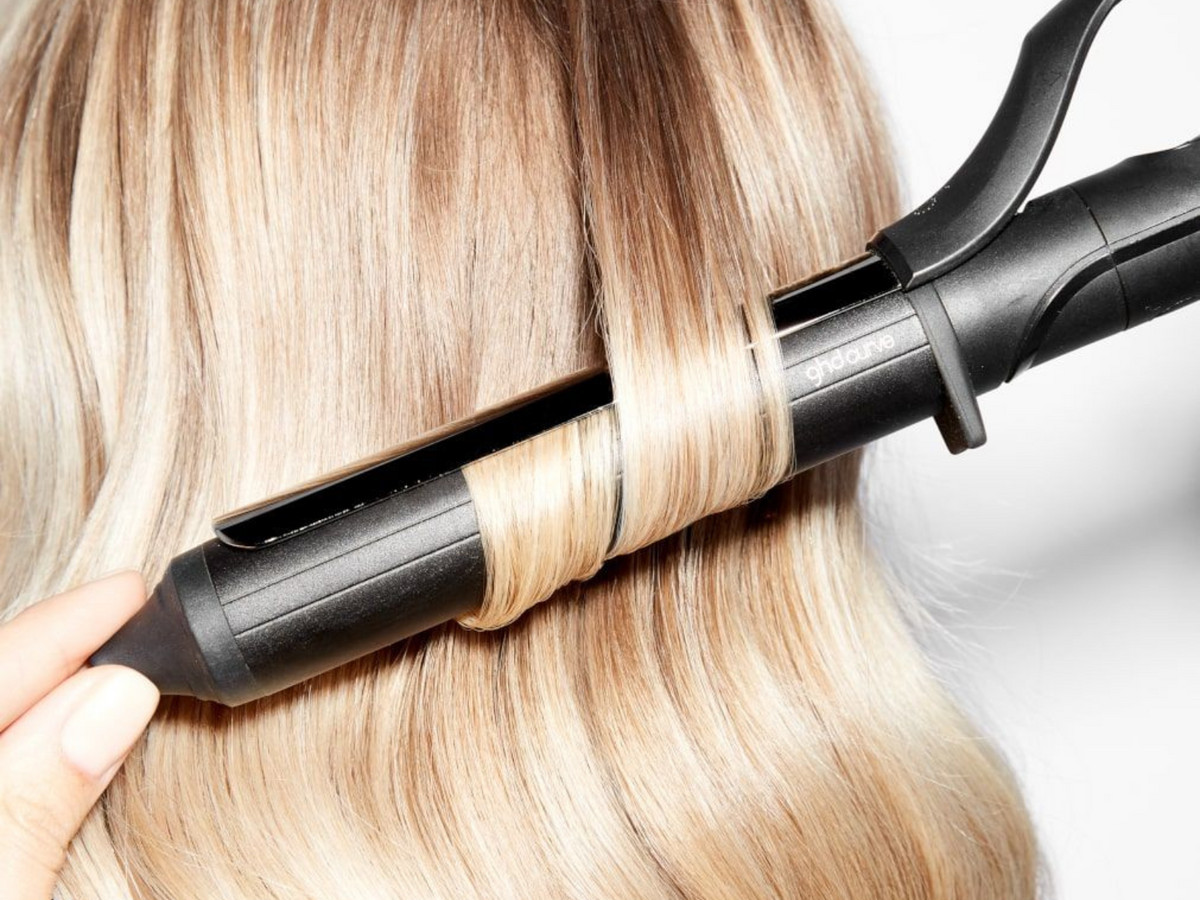 Curling iron clearance for waves