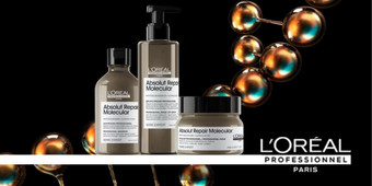 L'Oréal Professionnel Absolut Repair Molecular: Profesionální rutina pro poškozené vlasy