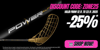 Die legendäre Marke Zonefloorball gibt es jetzt mit 25 % Rabatt