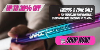 Unihoc & Zone Sale – Top floorball sticks with discounts up to 30%