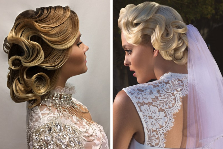 28 Best Wedding Hairstyles Not Only For The Bride Glamot Now In A More Modern Version Finger Waves Updo You Can Create These With Special Triple Barrel Waver Babyliss Pro Label M Or Kevin Murphy