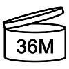 PAO open jar symbol for cosmetic product shelf life after opening