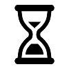 Hourglass symbol for cosmetic product minimum durability