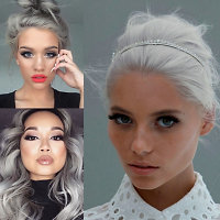 Plánujete změnu barvy vlasů? Aktuální trend jsou šediny a stříbrná.