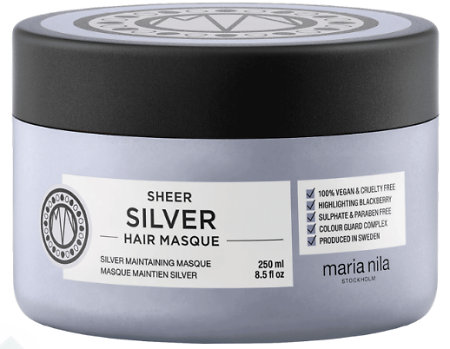 Maria Nila Sheer Silver Masque aufhellende Maske für blondes Haar