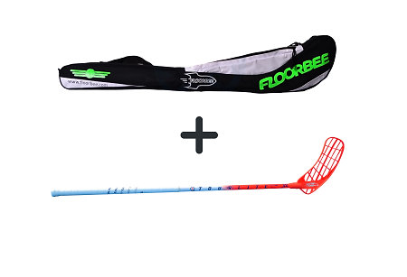 Salming Hawk Tourlite Touch+ SMU + Stickbag Floorball Schläger und Stickbag - Set