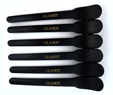 Glamot Carbon Section Clips Carbon-Haarspangen